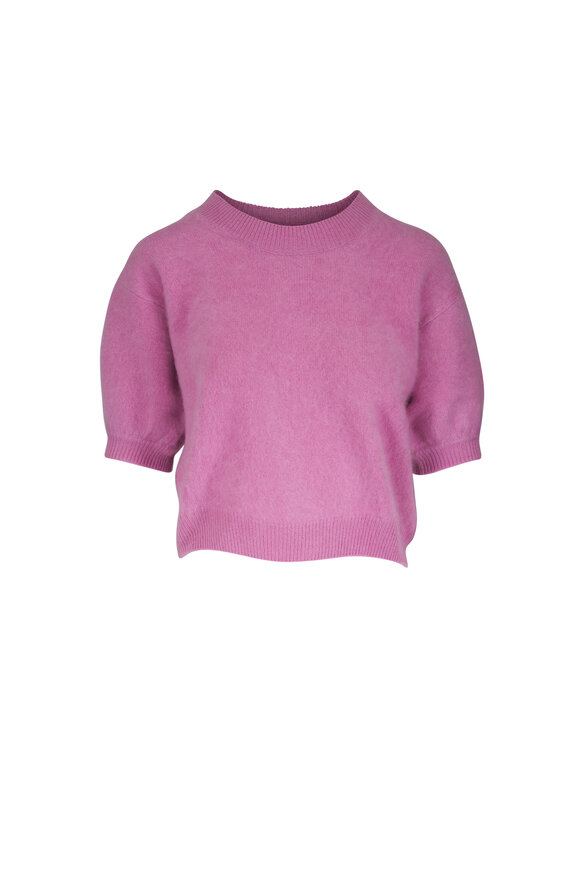 Lisa Yang Juniper Petal Brushed Cashmere Sweater