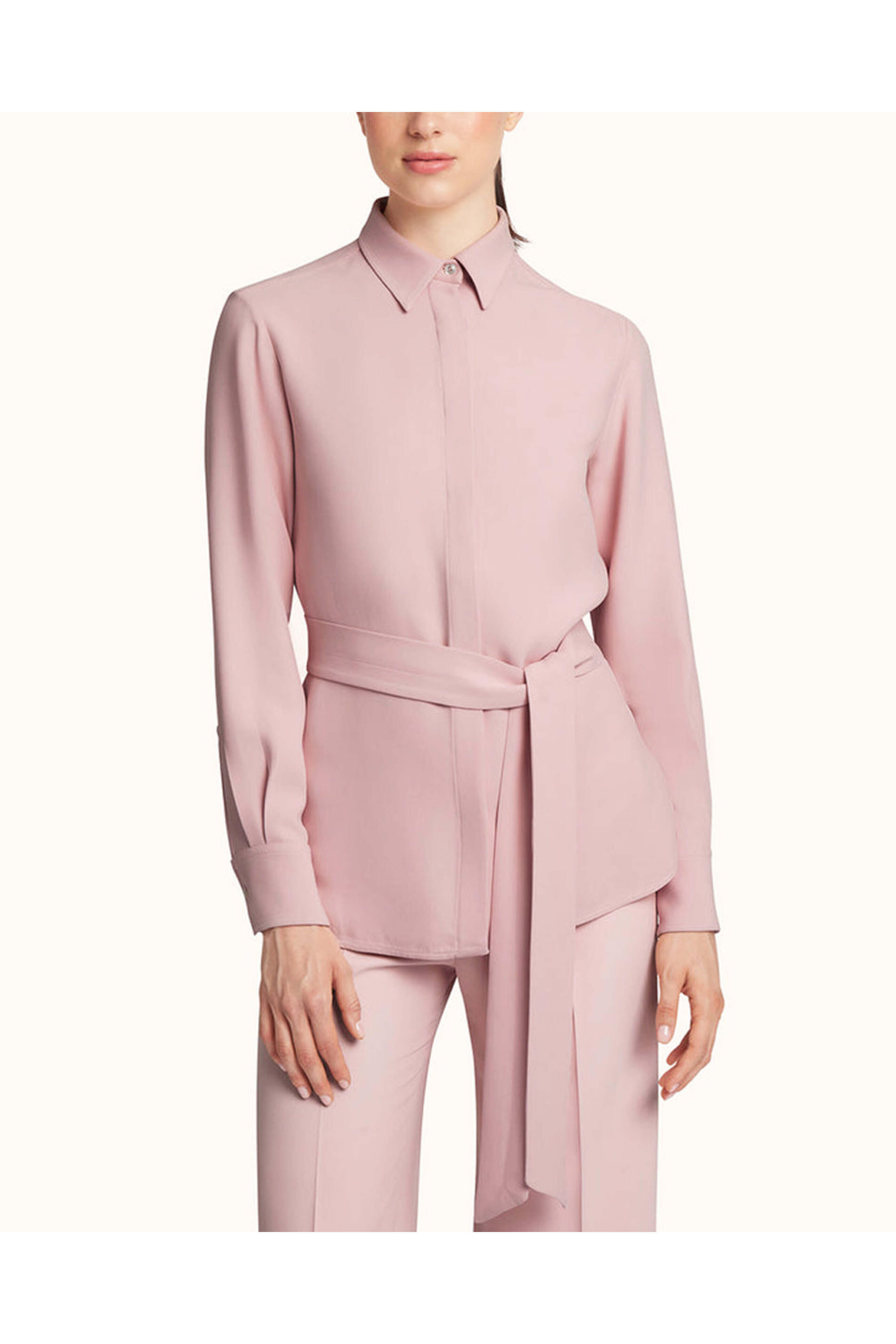 Kiton - Rose Long Sleeve Belted Blouse