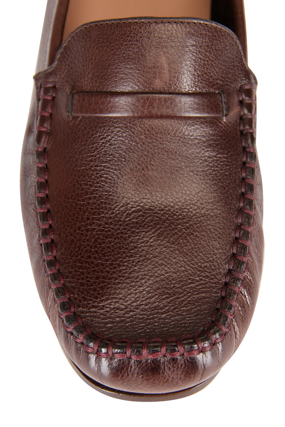 Malone Souliers Knights Bridge Brown Leather Loafer - view 4