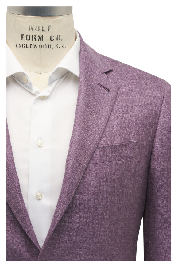 Canali Berry Horizontal Herringbone Sportcoat