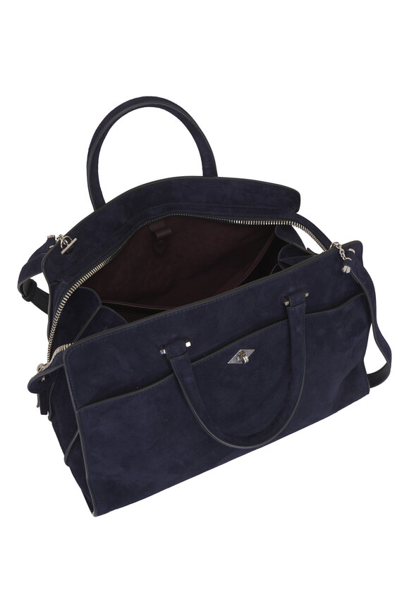 Métier Private Eye Midnight Suede Bag - view 6