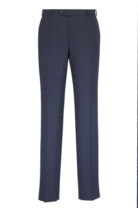 Atelier Munro Blue Check Wool & Cashmere Suit - view 4