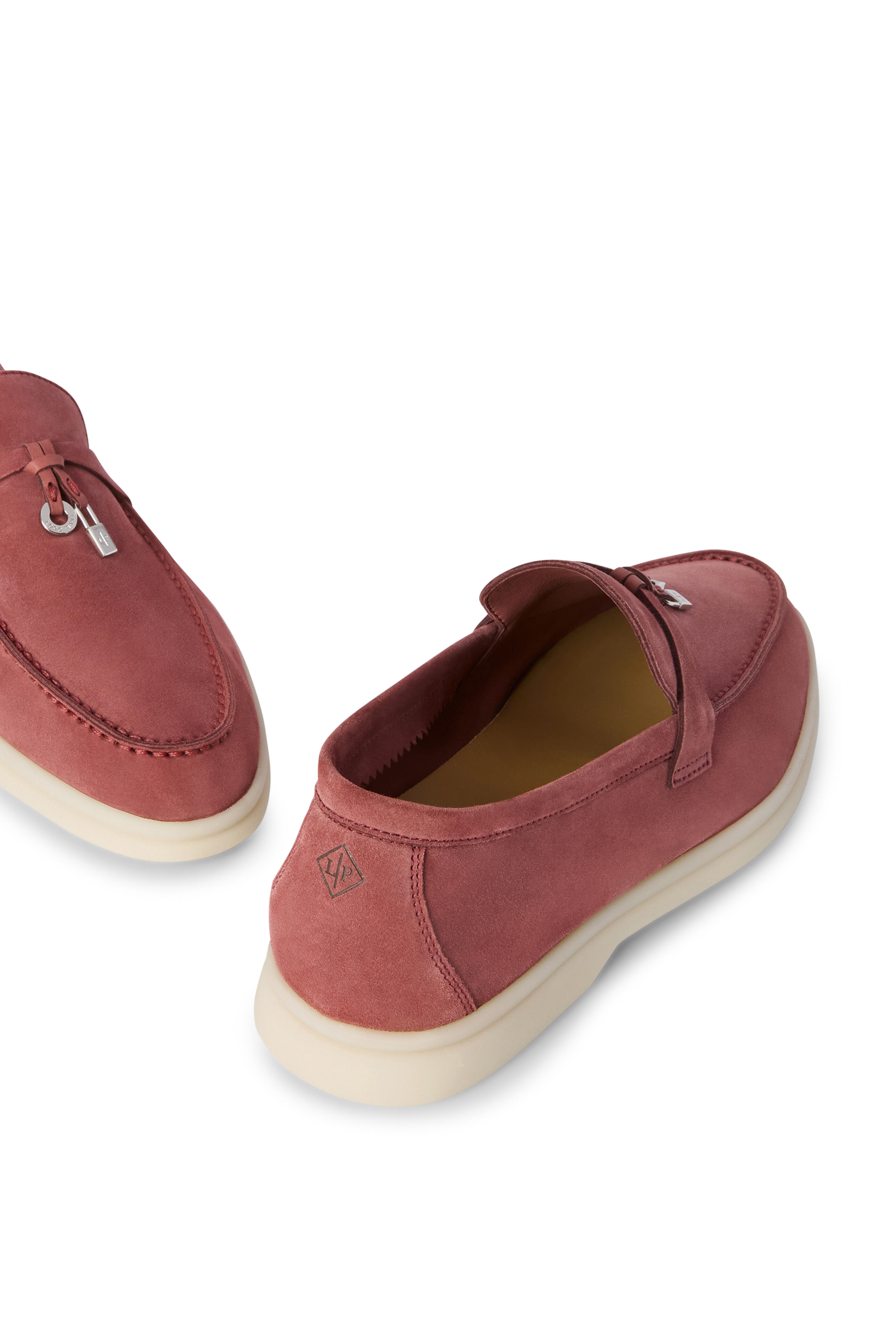loro piana summer walk 23番 Summer Walk Loafer Suede Dijon Mustard Yellow | Loro Piana