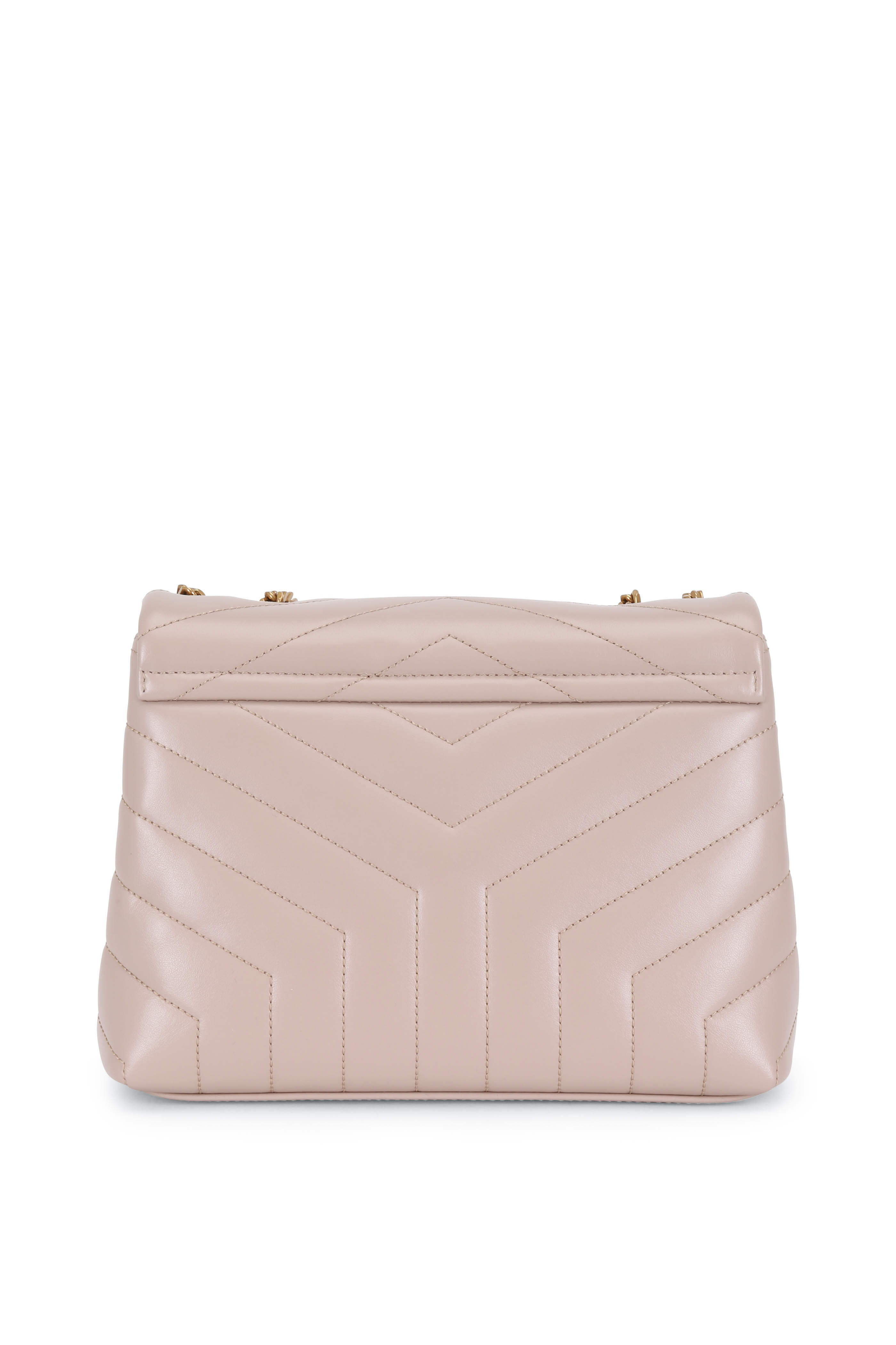 Saint Laurent - Loulou Natural Quilted Leather Convertible Bag