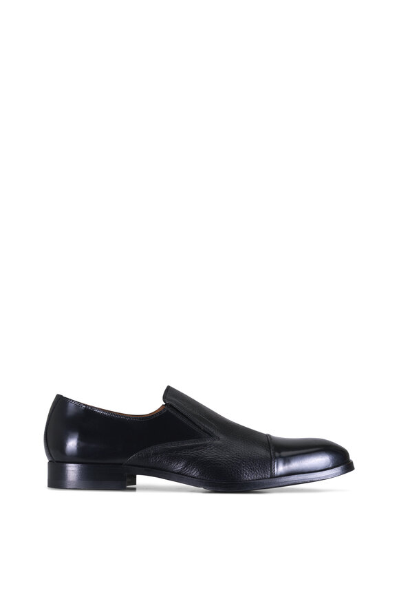Ron White Elvan Black Leather Loafer - view 2