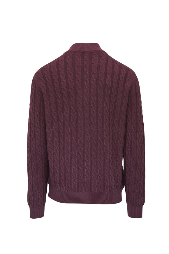 Brioni バーガンディ セーター 48 uploading-1437292-1.jpg