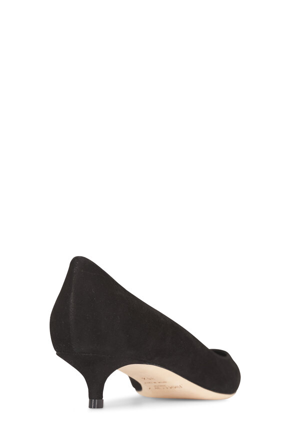 Jimmy Choo Amelia Black Suede Pump, 35mm - view 4