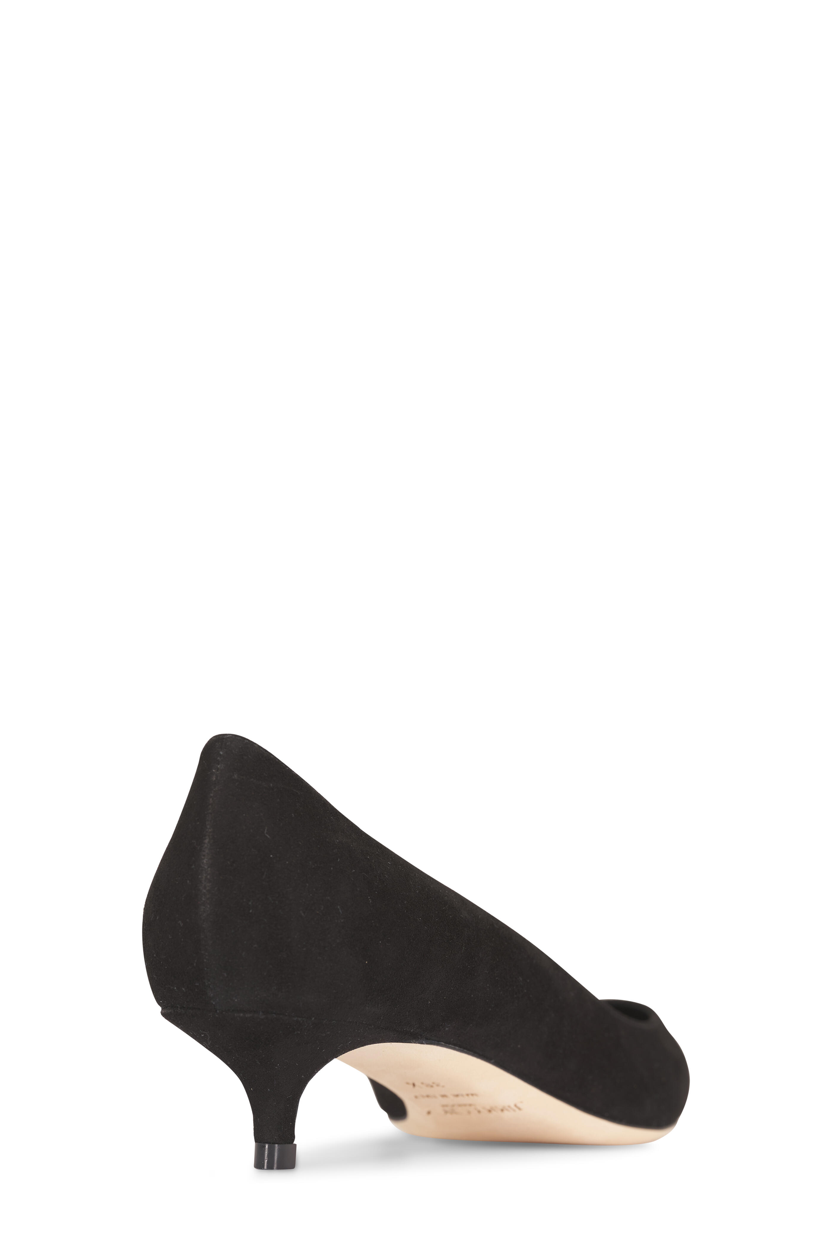 Jimmy Choo - Amelia Black Suede Pump, 35mm - view 7