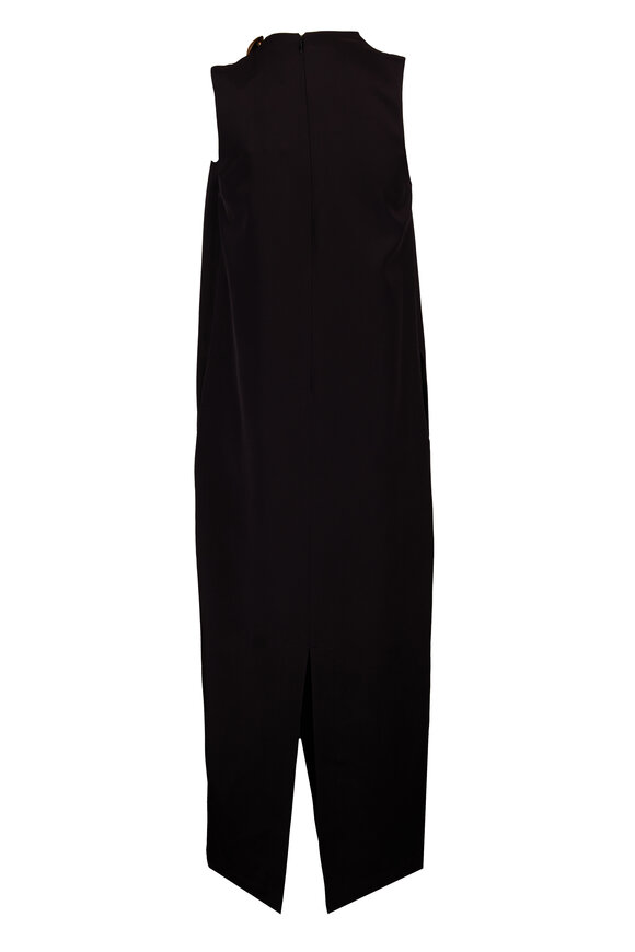 Altuzarra Jackie Black Column Maxi Dress - view 2