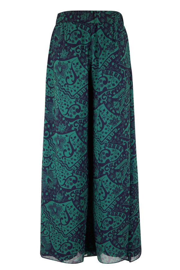 Sachin + Babi - Cora Sage & Midnight Printed Pant