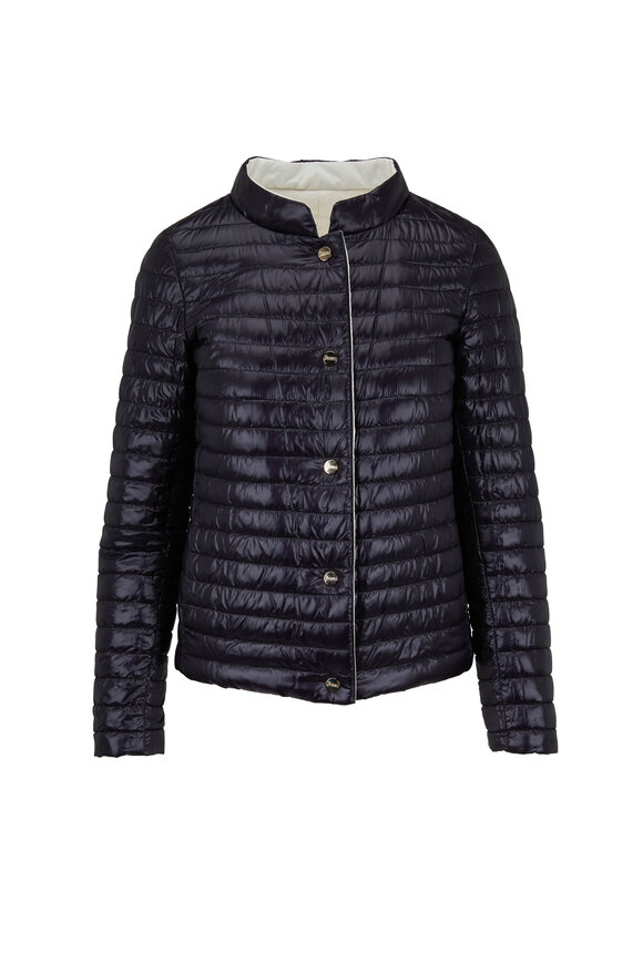 Herno - Black & Ivory Reversible Puffer Jacket