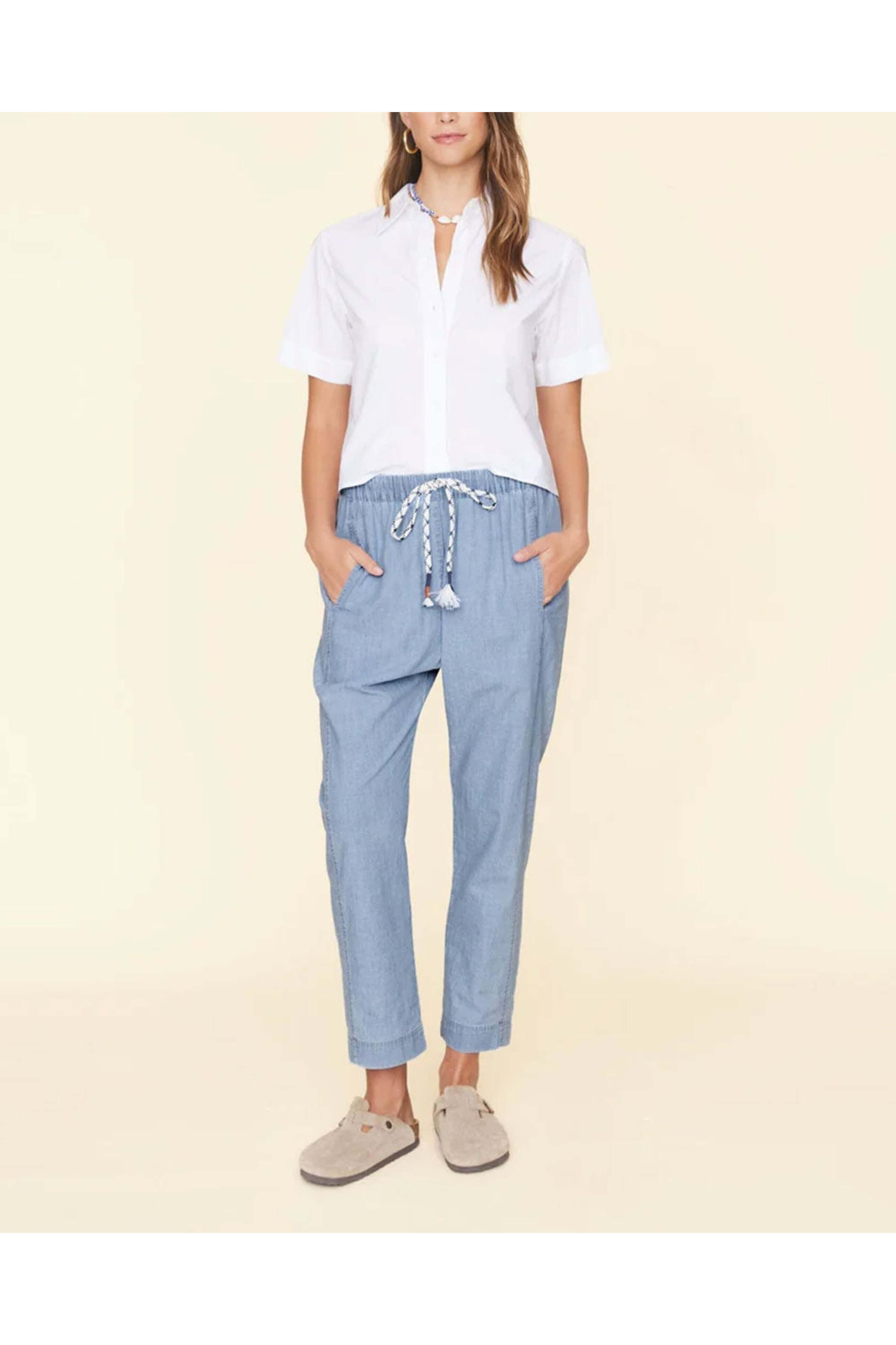 Xirena - Dusty Blue Draper Pant