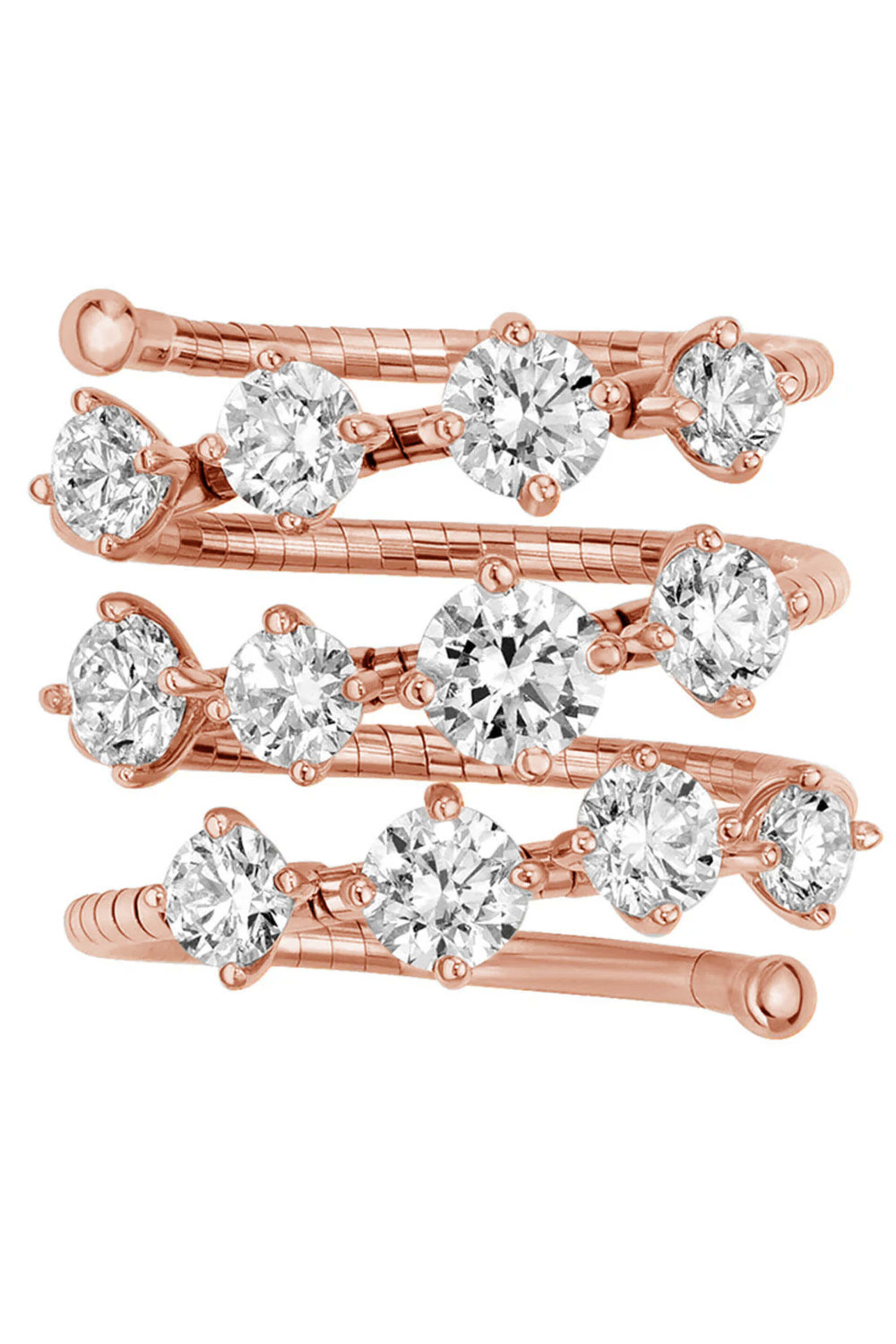 Mattia Cielo - Rugiada Diamanti Rose Gold Ring