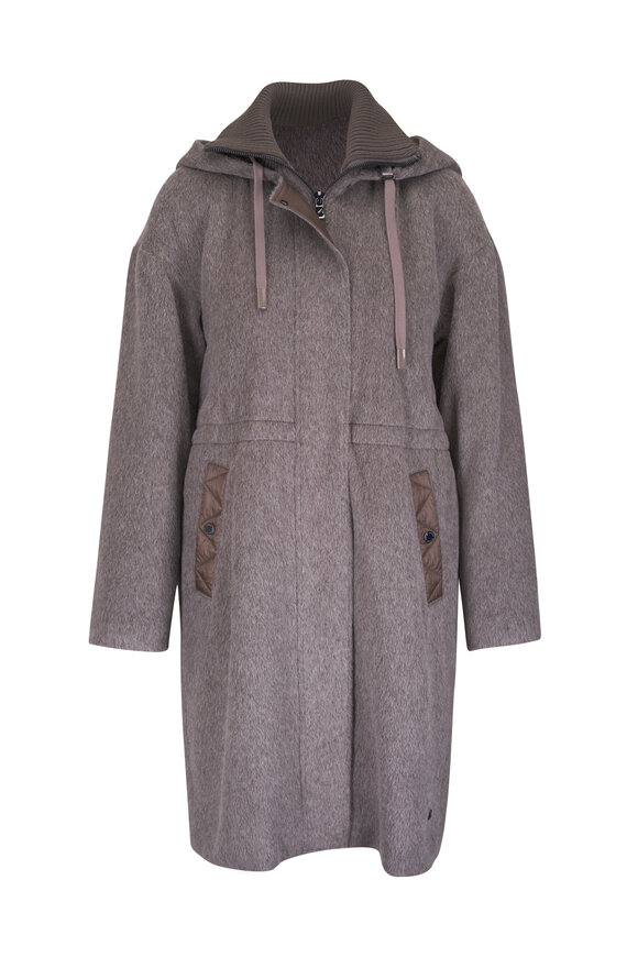 Bogner Amory Ash Hooded Coat - view 1