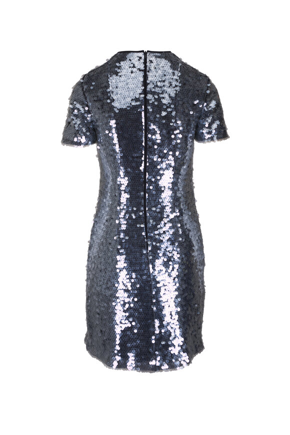 Akris Black Lucid Sequin Tulle Dress - view 3