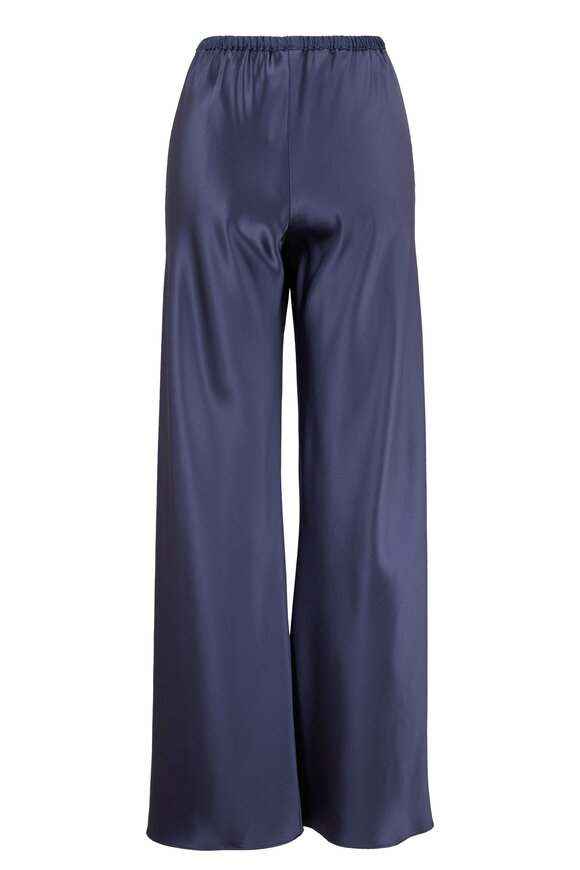 Peter Cohen - Bias Denim Silk Wide Leg Pant