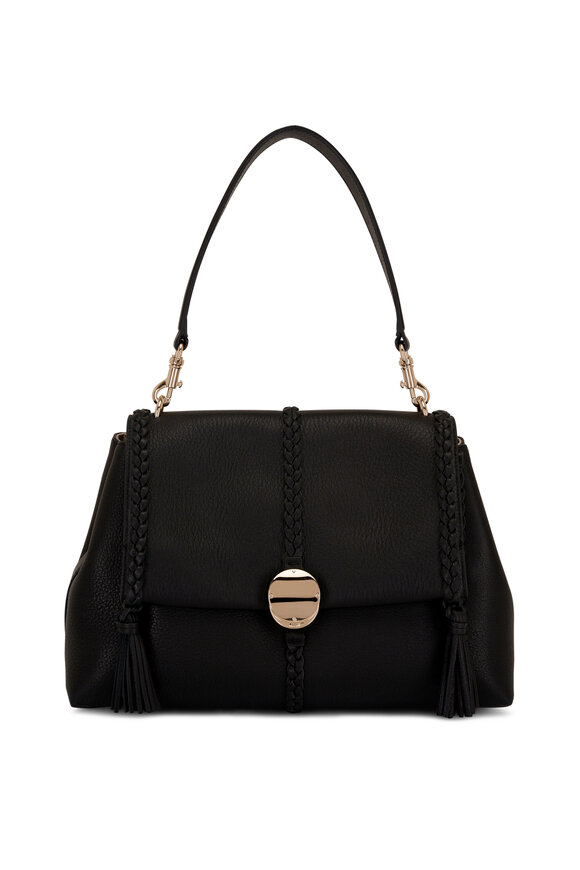 Chloé Penelope Medium Black Soft Shoulder Bag 