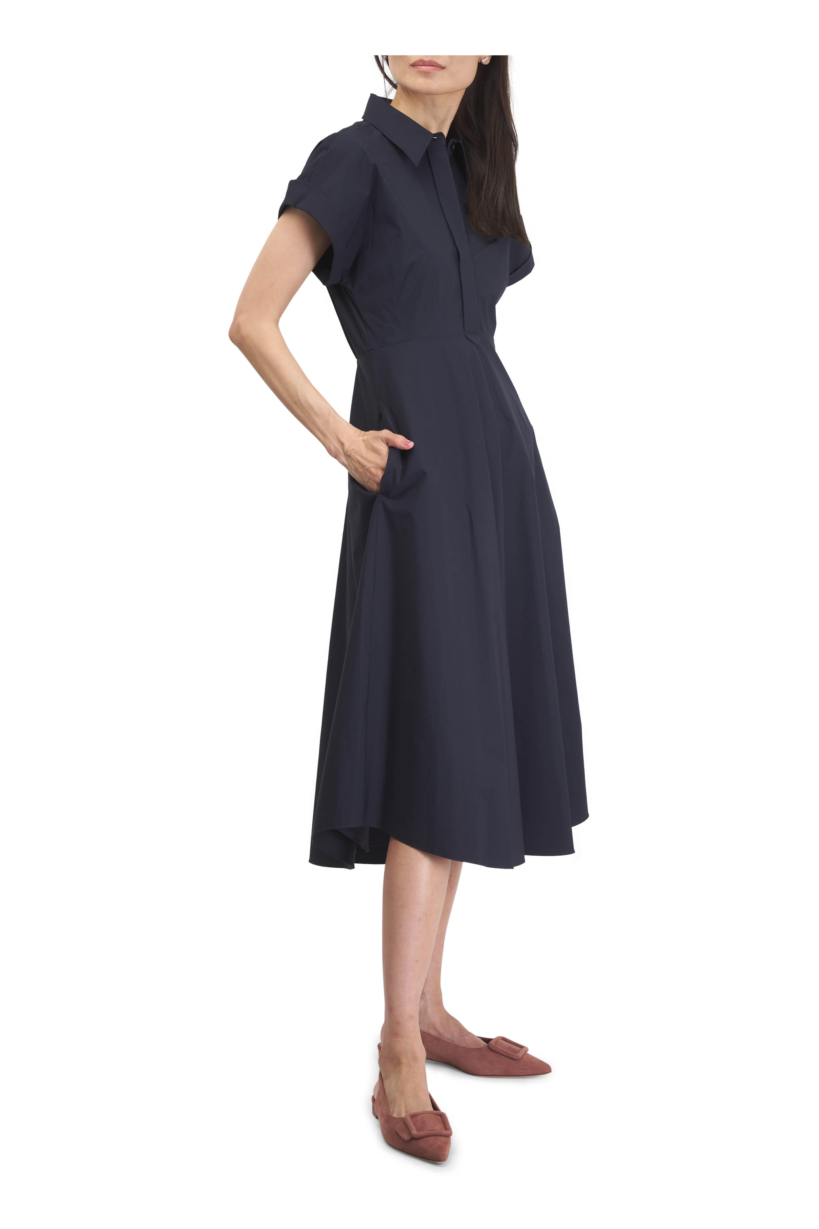 Dorothee Schumacher - Poplin Power Navy Dress