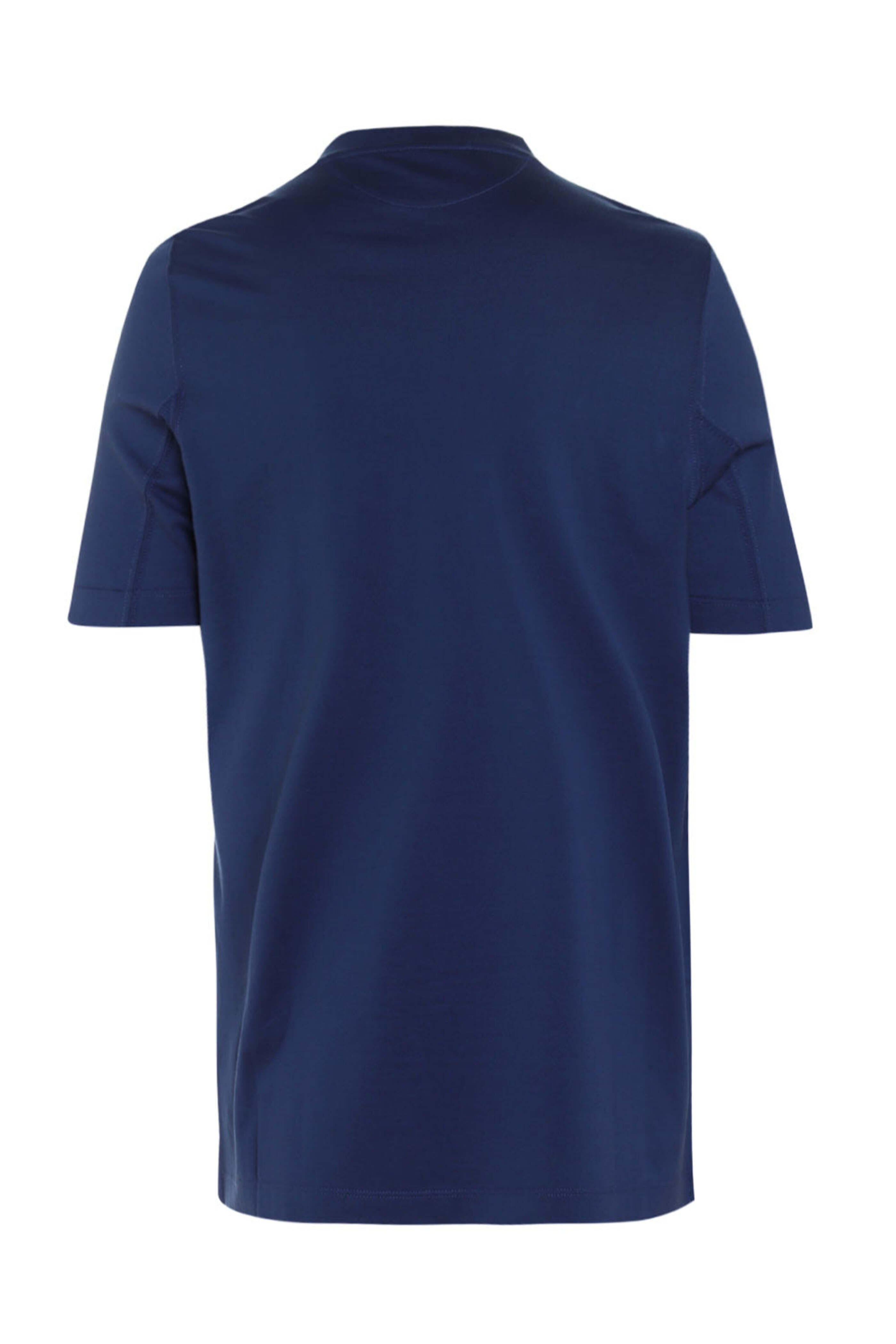 Brunello Cucinelli - Deep Blue Cotton T-Shirt