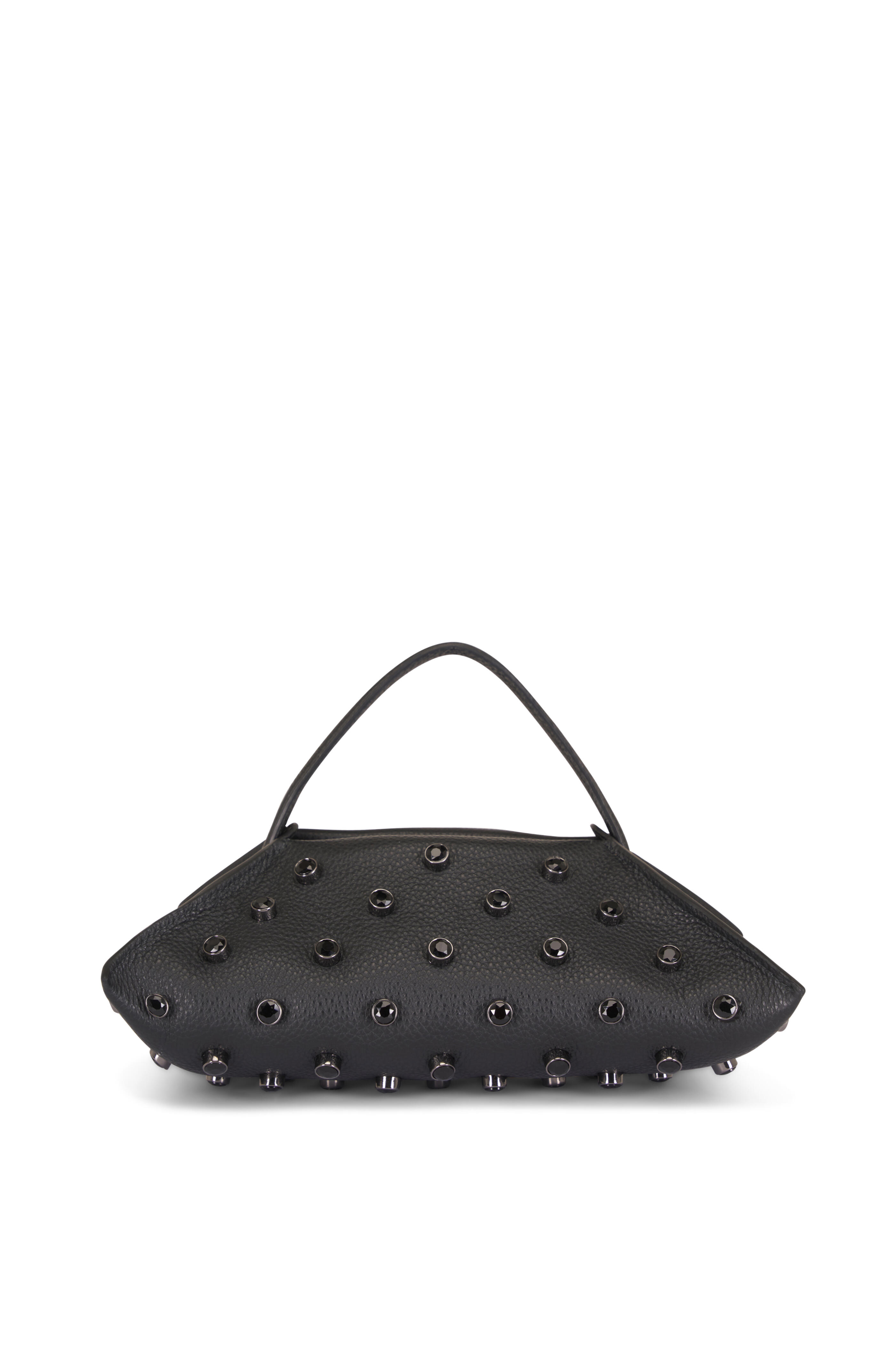 Altuzarra - Origami Black Crystal Baguette Top Handle Bag - view 3