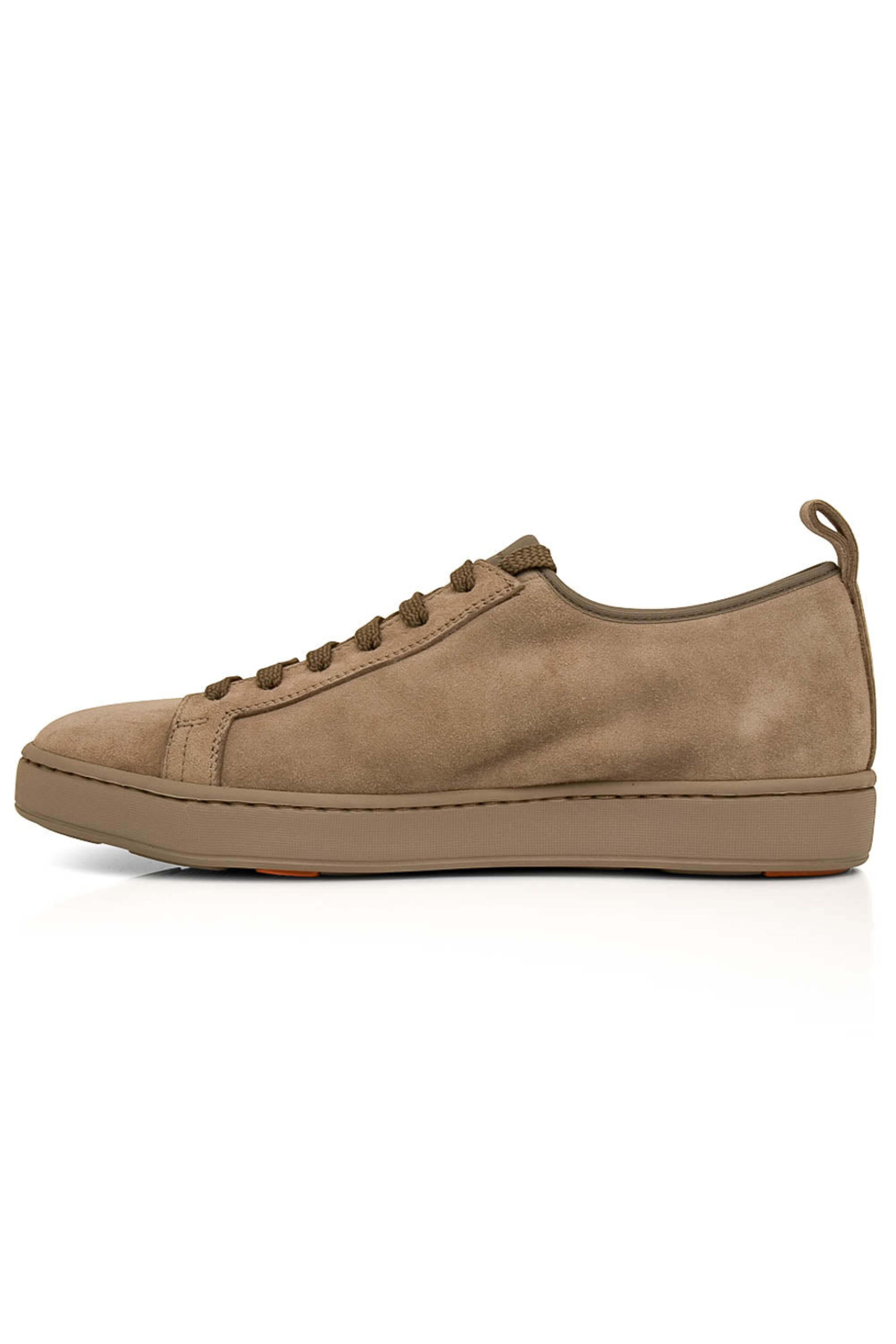 Santoni - Beige Suede Sneaker
