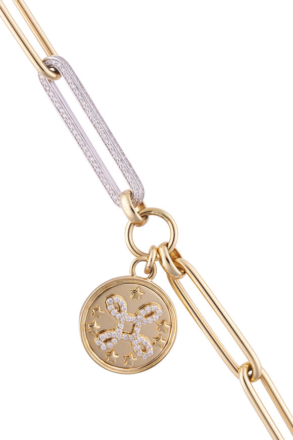 Foundrae Love Clip Chain Bracelet - view 2
