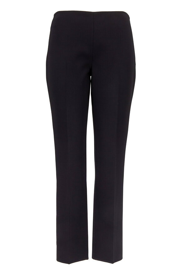Michael Kors Collection - Black Double-Faced Wool Pants