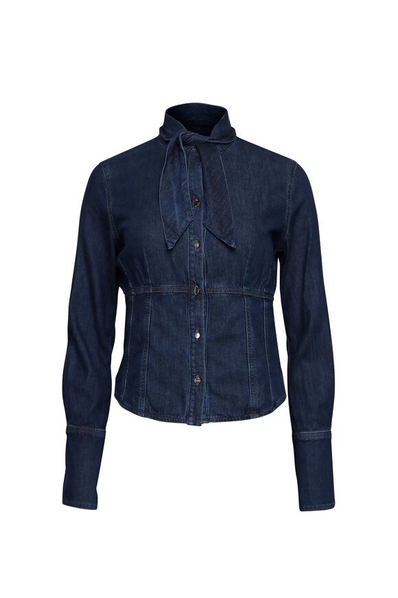 TWP Fifis Dark Stone Denim Shirt