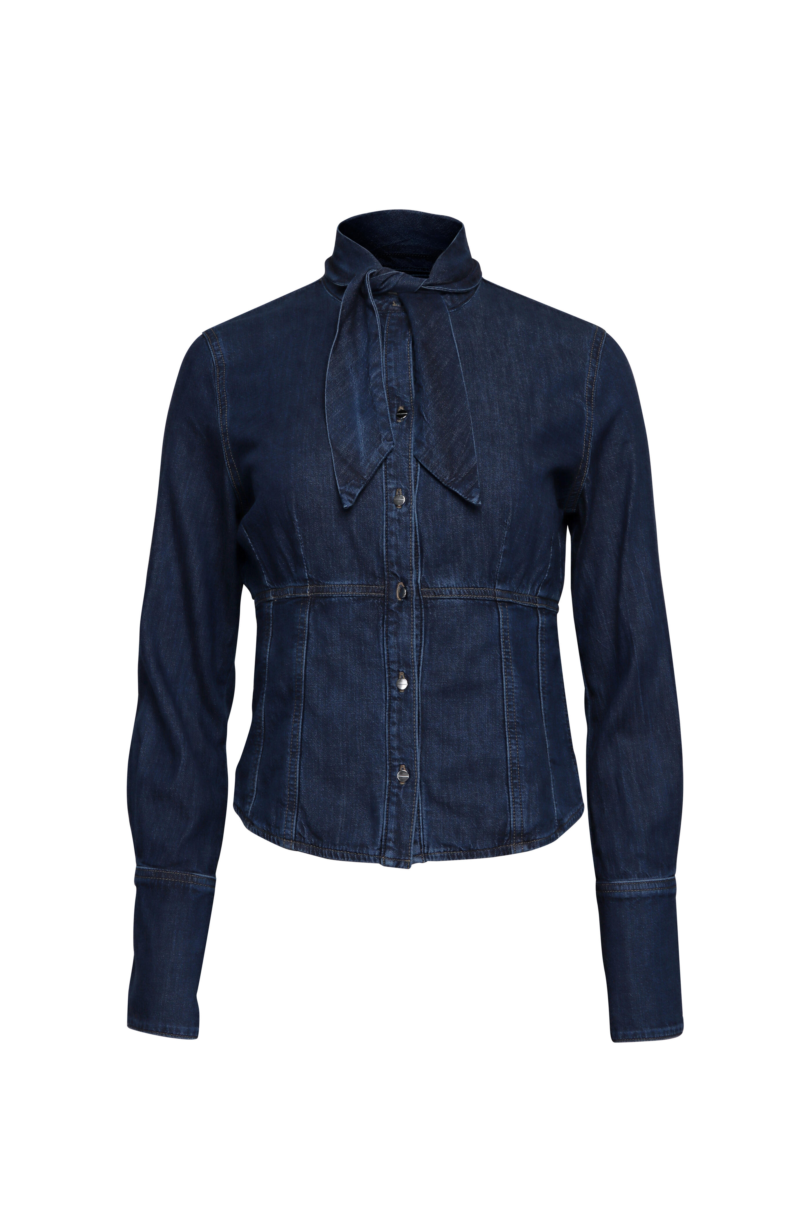 TWP - Fifis Dark Stone Denim Shirt