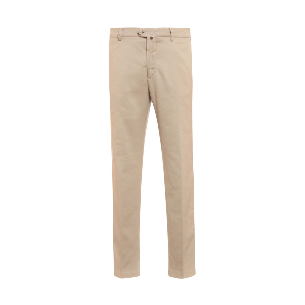Kiton Taupe Cotton Short Pants