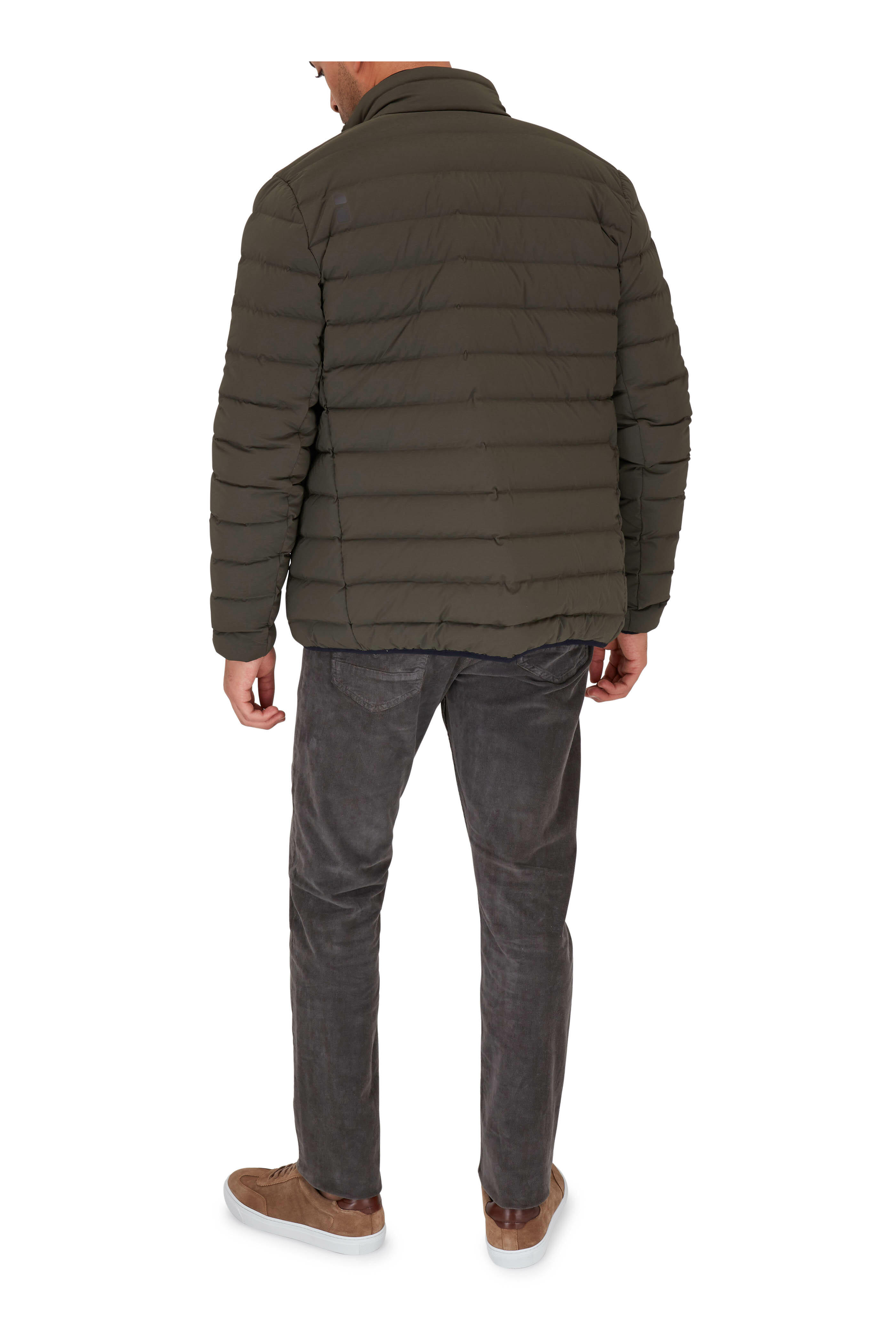 Hudson - Blake Dark Gray Slim Straight Corduroy Jean