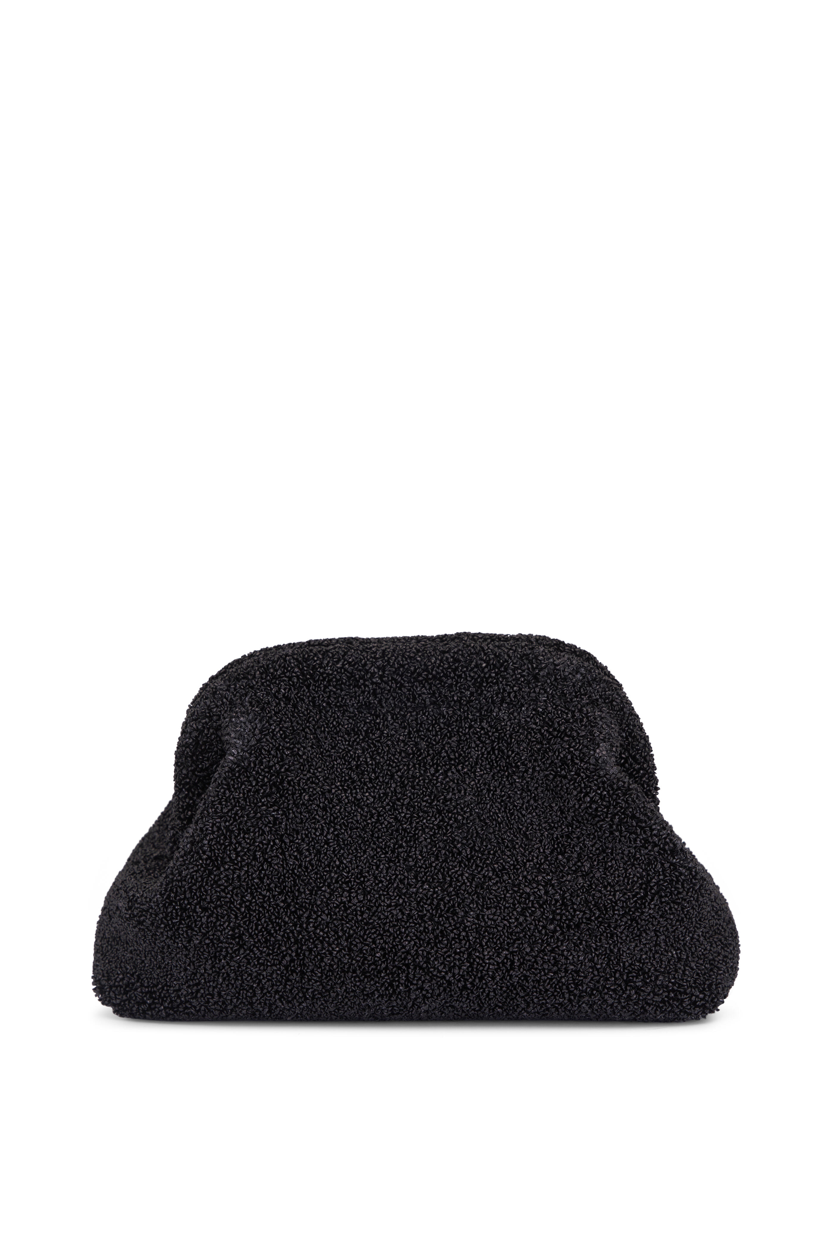 The Row - Mira Black Ans Raffia Clutch | Mitchell Stores