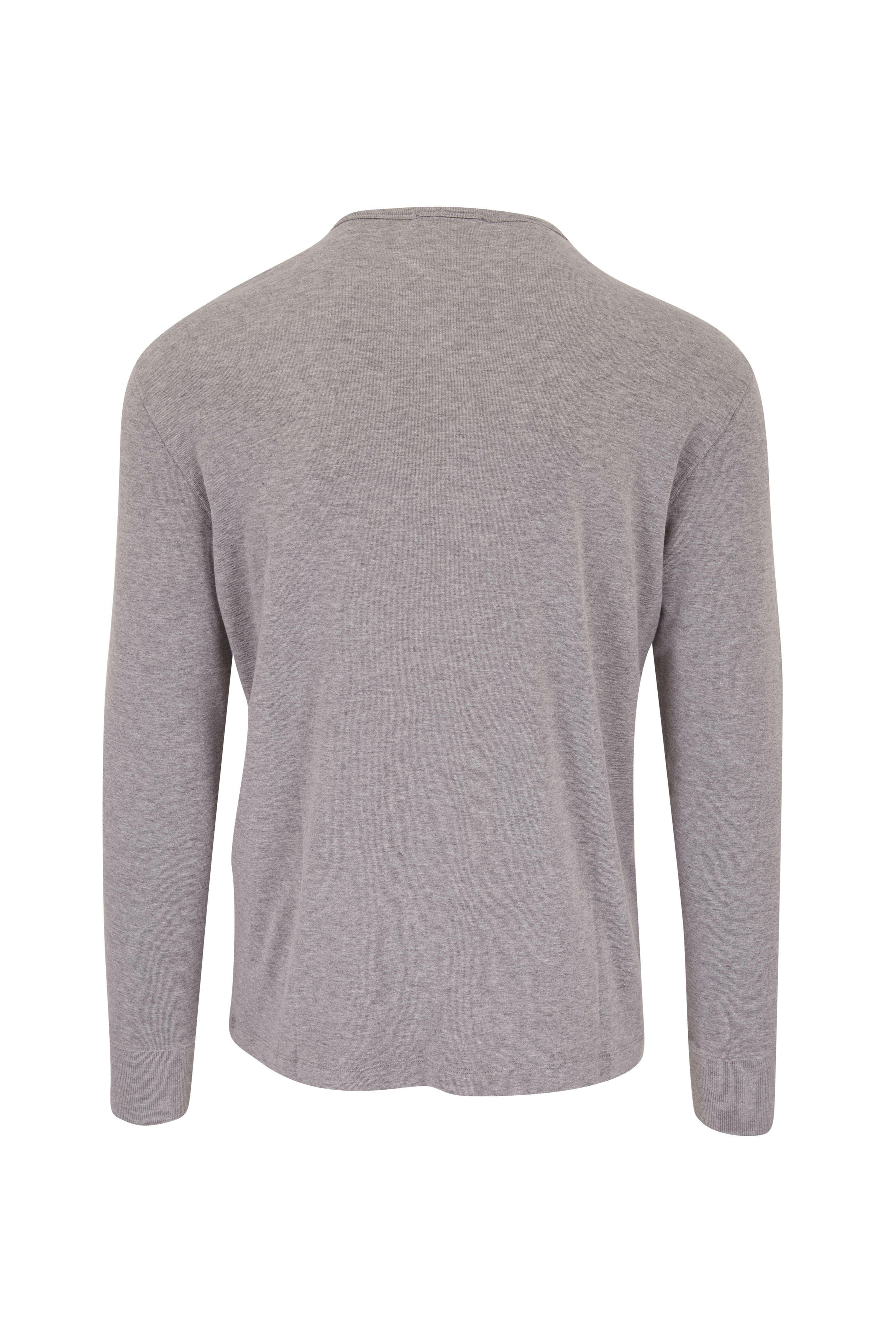 Tom Ford - Gray Fluid Cotton & Modal Henley