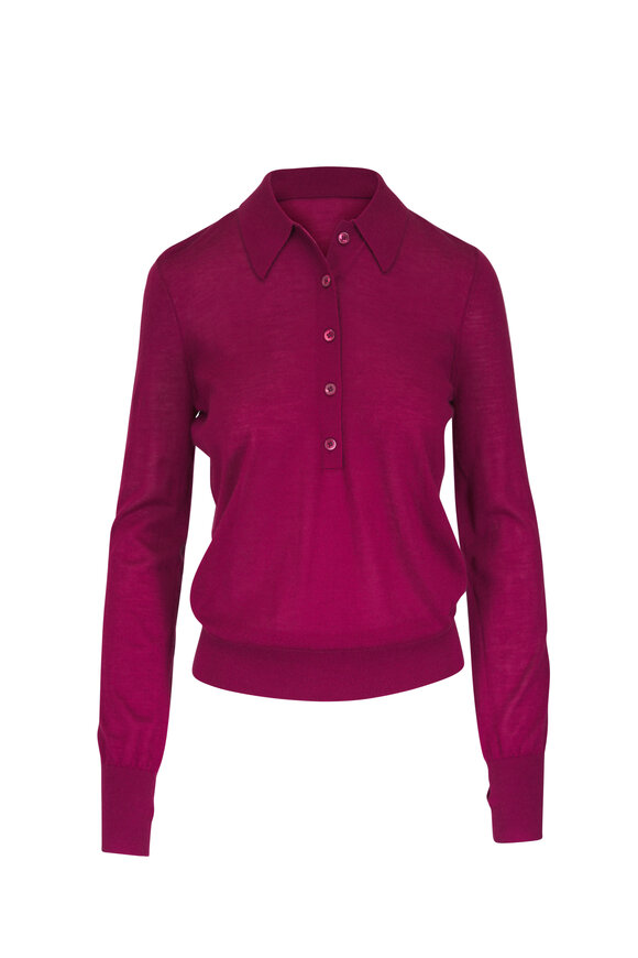 TWP New Rose Cashmere Henley - view 1