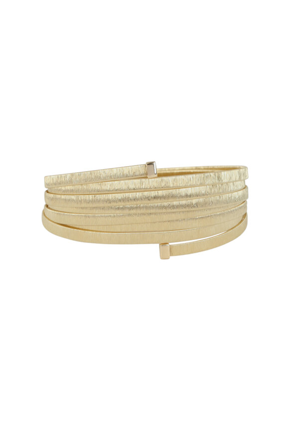 Alberto Milani - 18K Yellow Gold Thin Spiral Bracelet