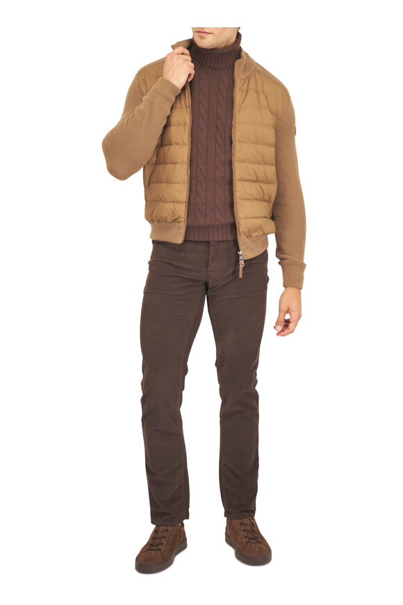 Jacob Cohen Bard Brown Diagonal Corduroy Pant - view 2
