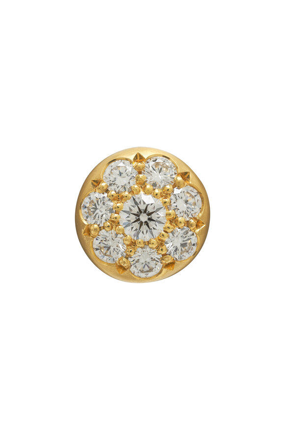 Caroline Ellen - Large Pavé Diamond Studs