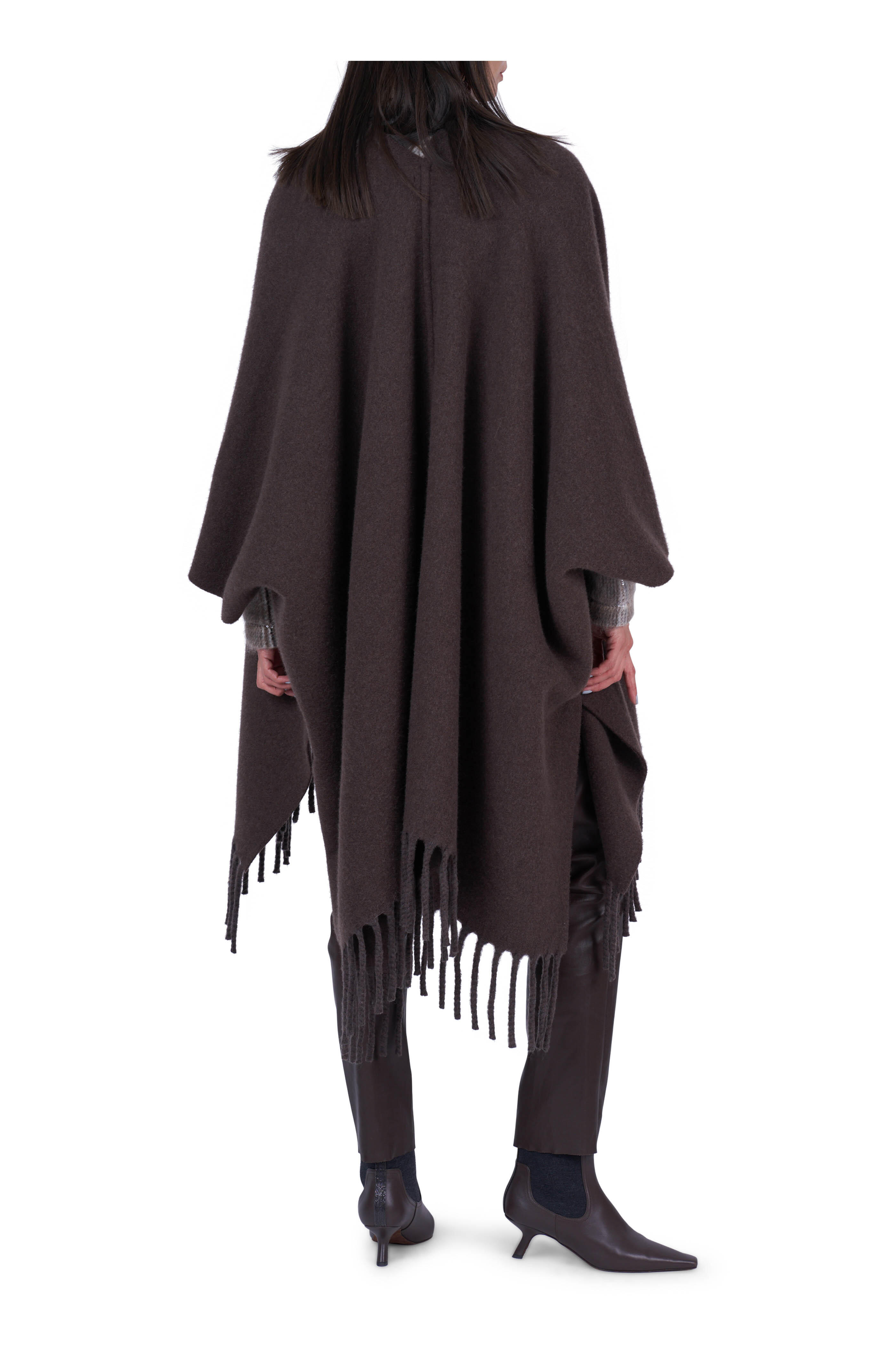 Brunello Cucinelli - Gray Multi Check Paillette Jacquard Cardigan