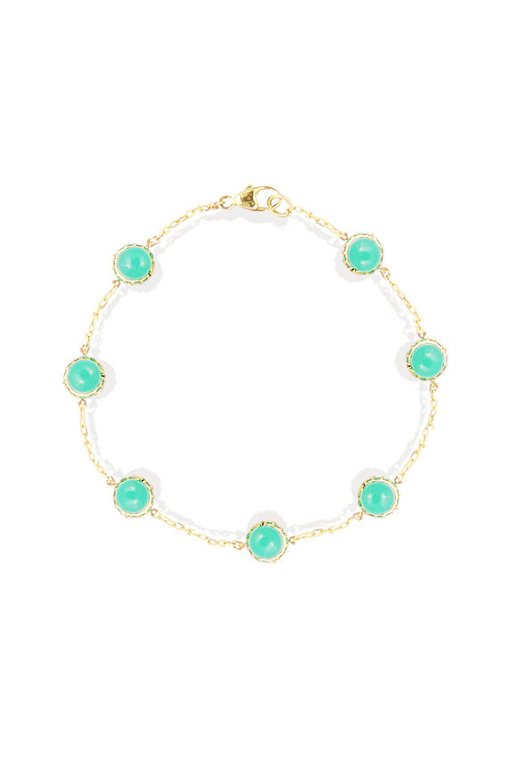 Campbell + Charlotte - Found Cabochon Station Bracelet