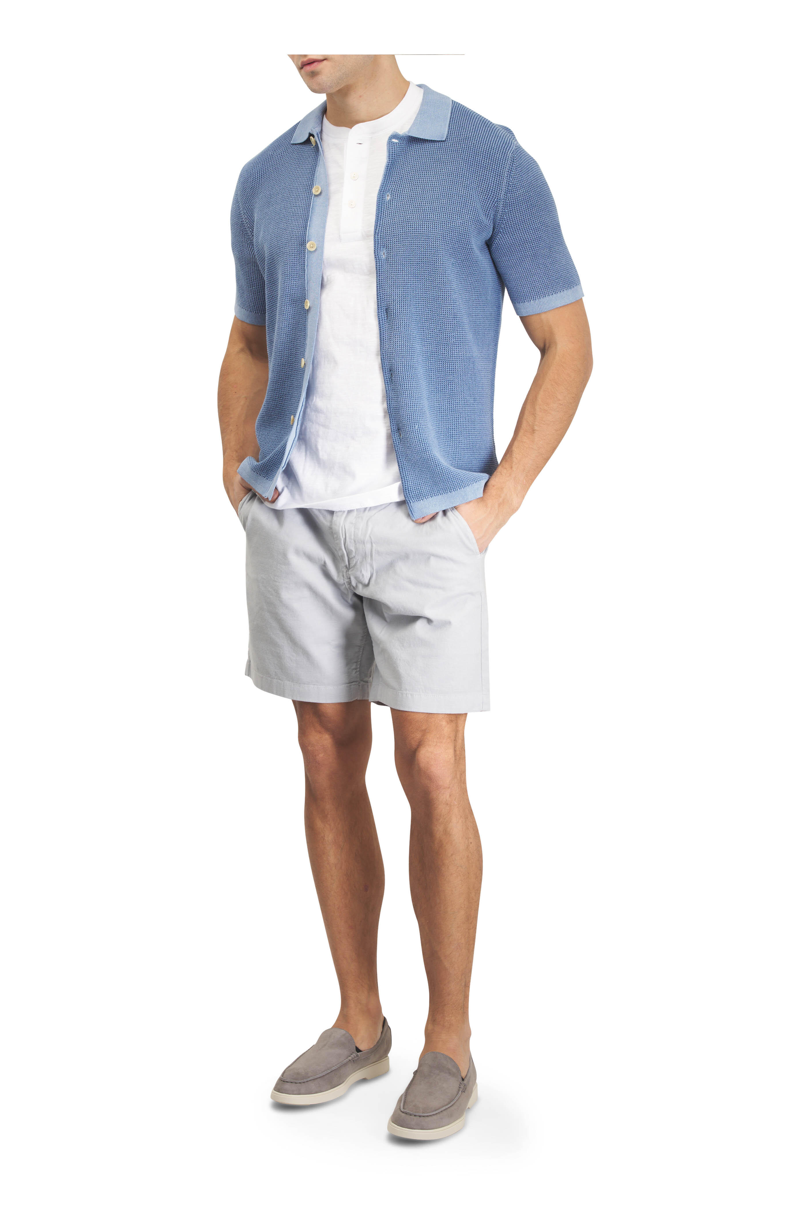 Faherty Brand - Essential Rocky Gray Chino Shorts