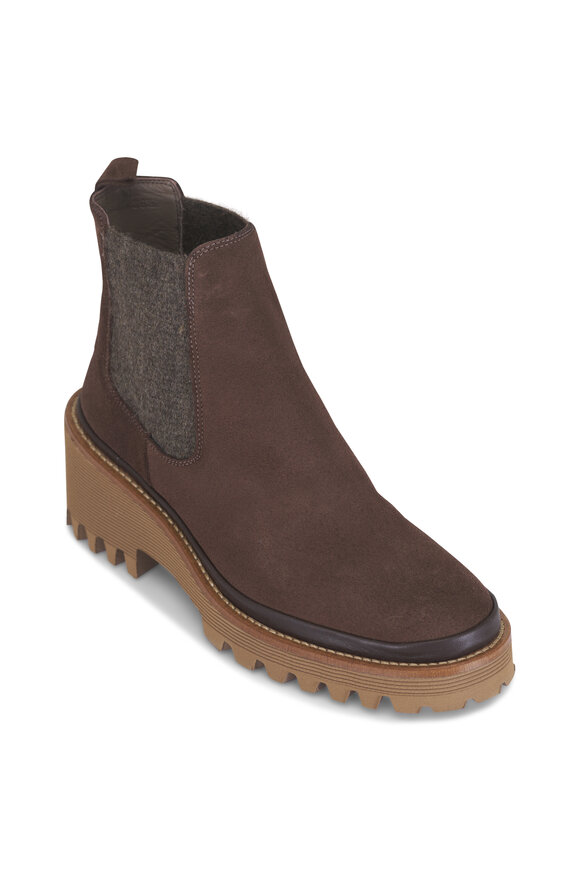 Ron White Emmaline Chocolate Wedge Boot, 50mm - view 1