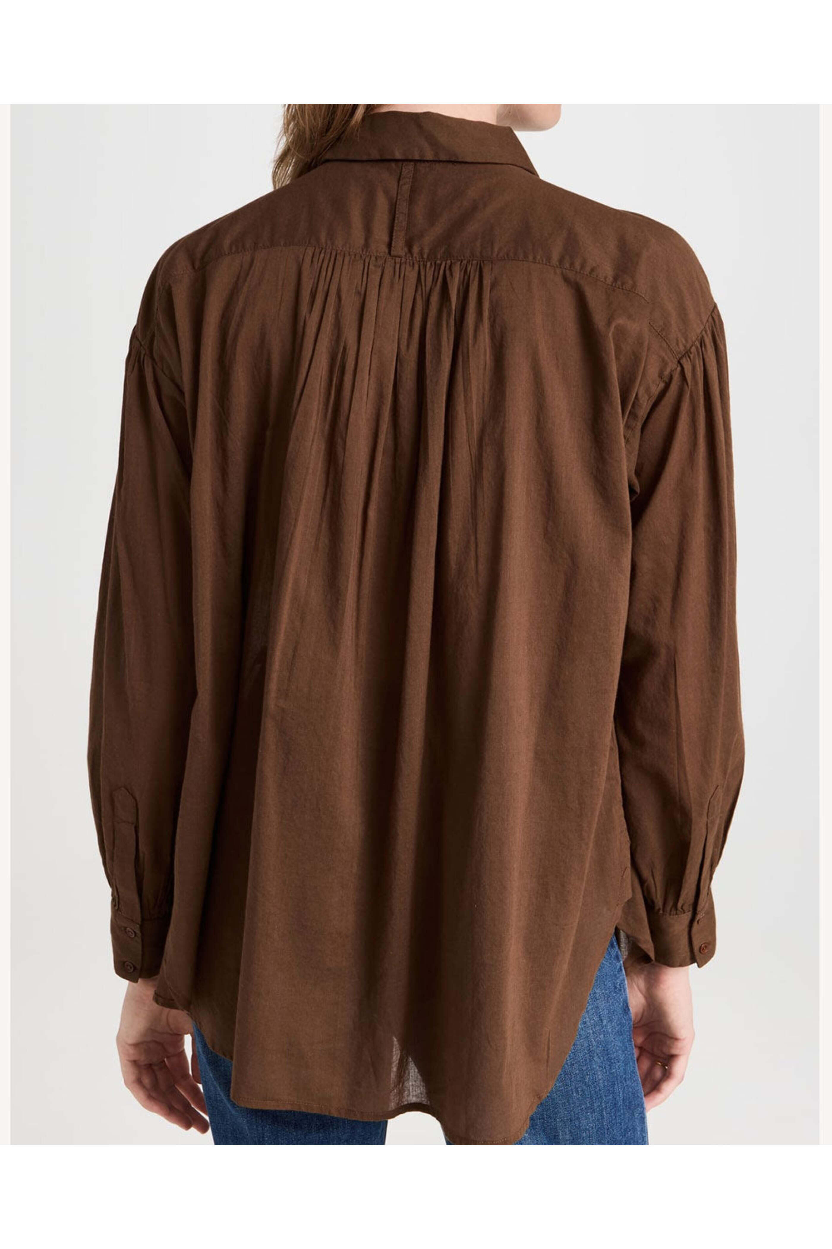 Nili Lotan - Walnut Miles Blouse