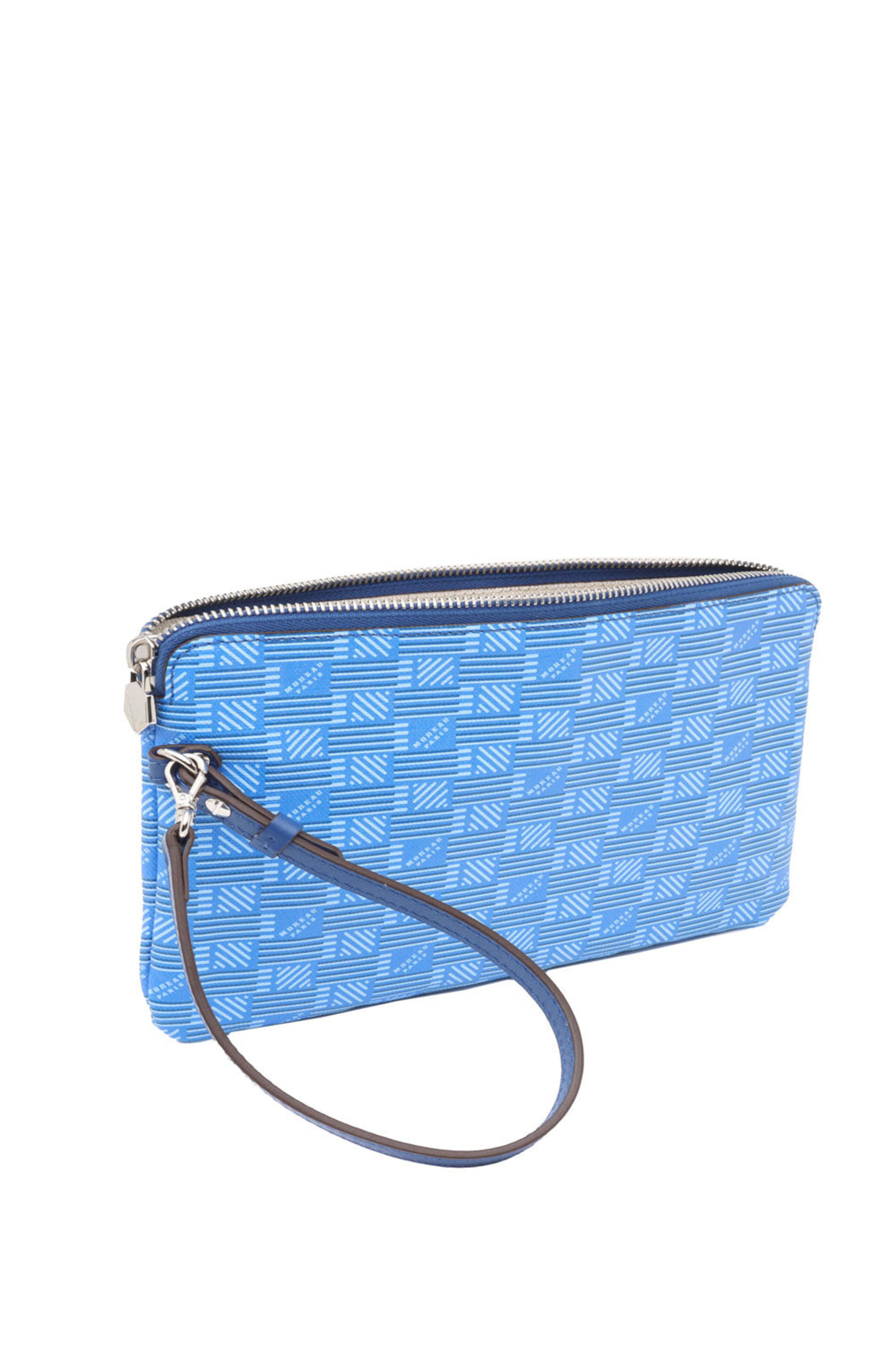 Moreau Paris - St. Folio Pouch Canvas Bag in Blue