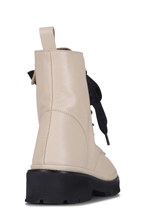 Ron White - Roxanna Snow Chain Link Leather Boot, 35mm