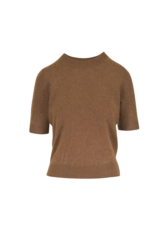Dorothee Schumacher Fluffy Statements Brown Wool & Cashmere Sweater - view 1