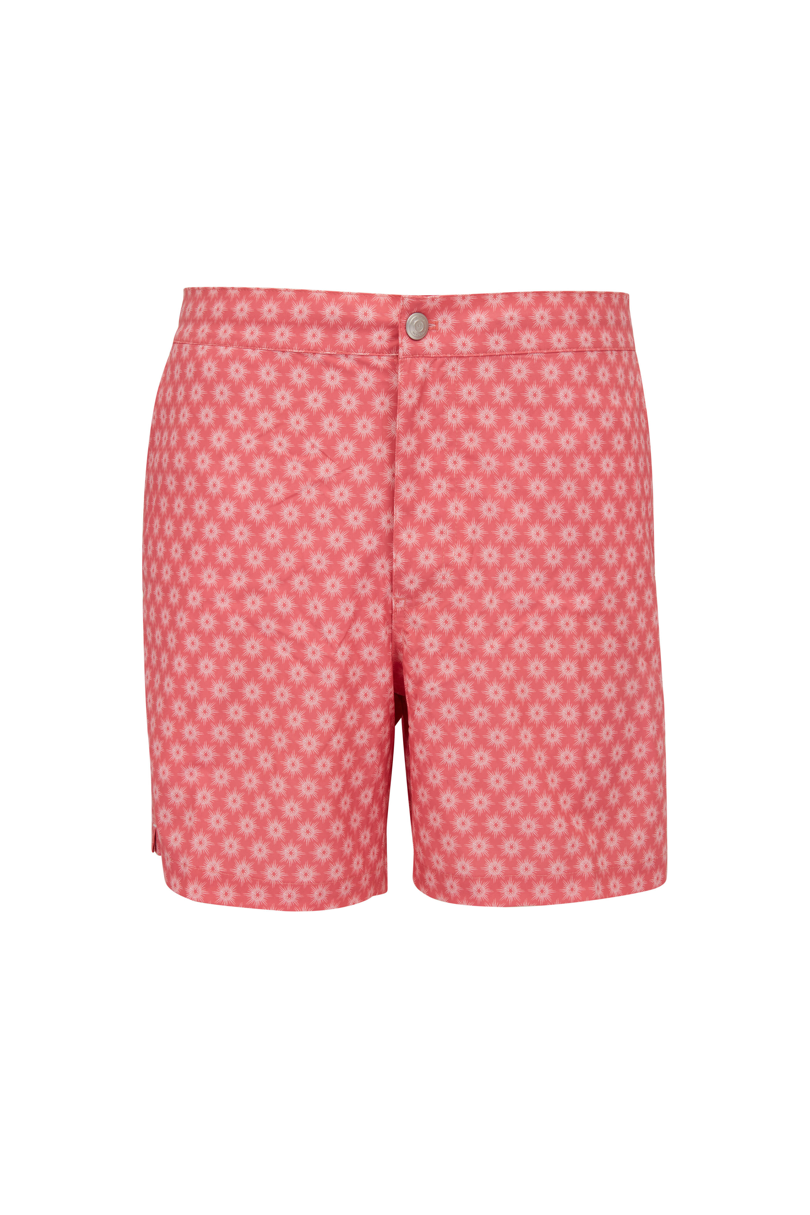 Peter Millar - Fiji Red Pear Sunburst Print Swim Trunks