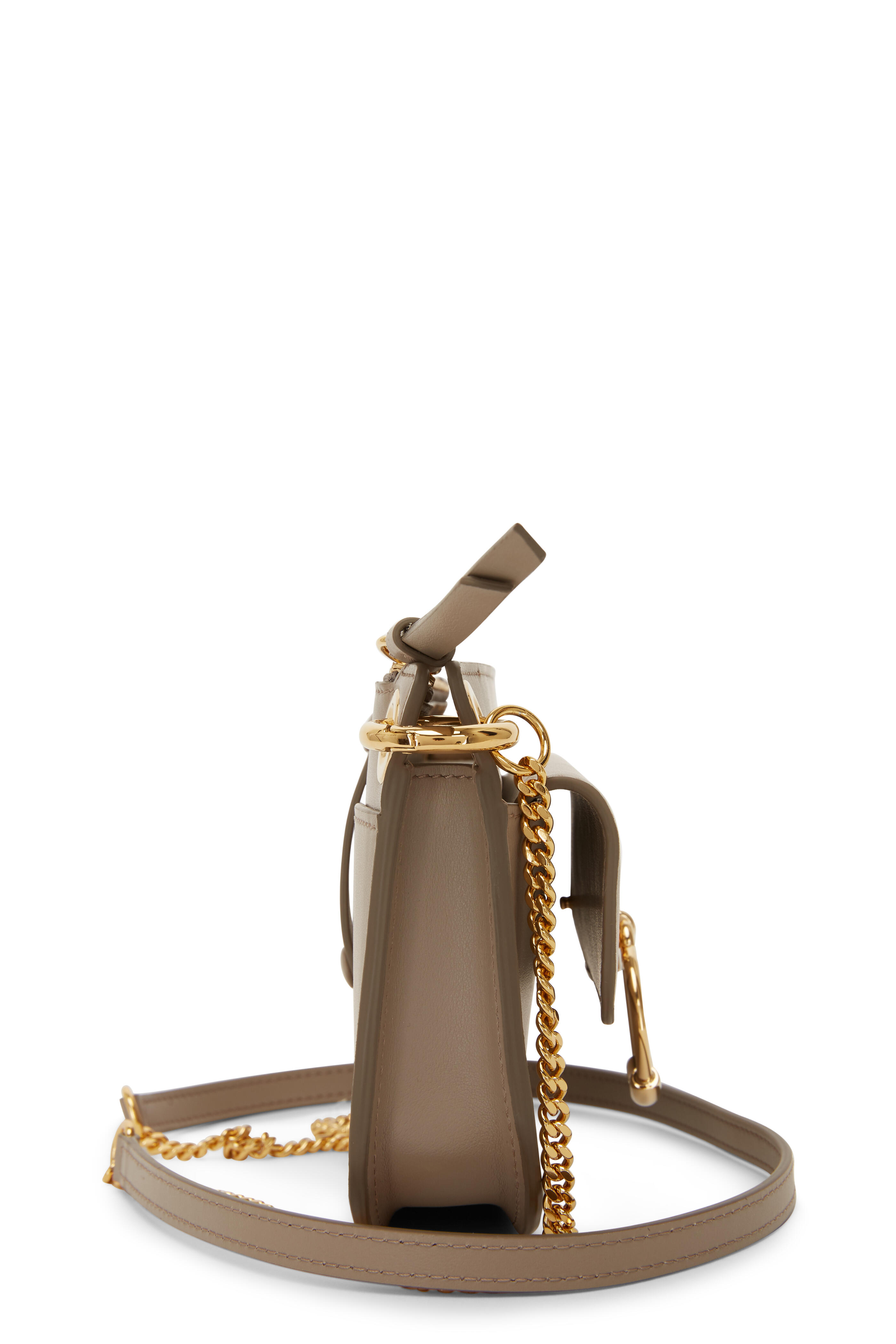 Chloé - Tess Motty Gray Leather Mini Crossbody | Mitchell Stores