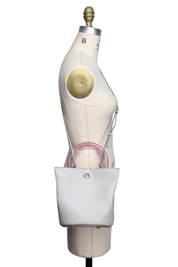 Marni Small Pannier Everest Leather Bucket Bag - view 5