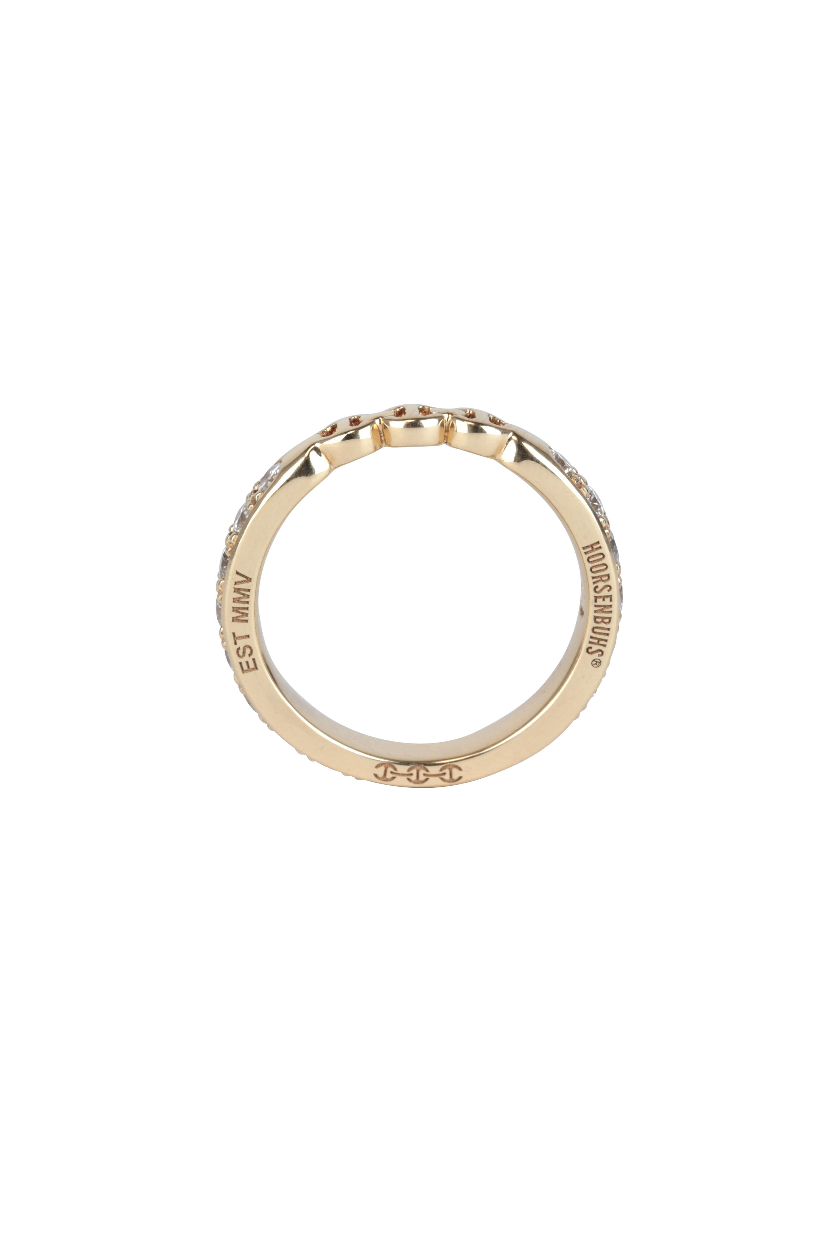 Hoorsenbuhs - 18K Yellow Gold Americana Diamond Band