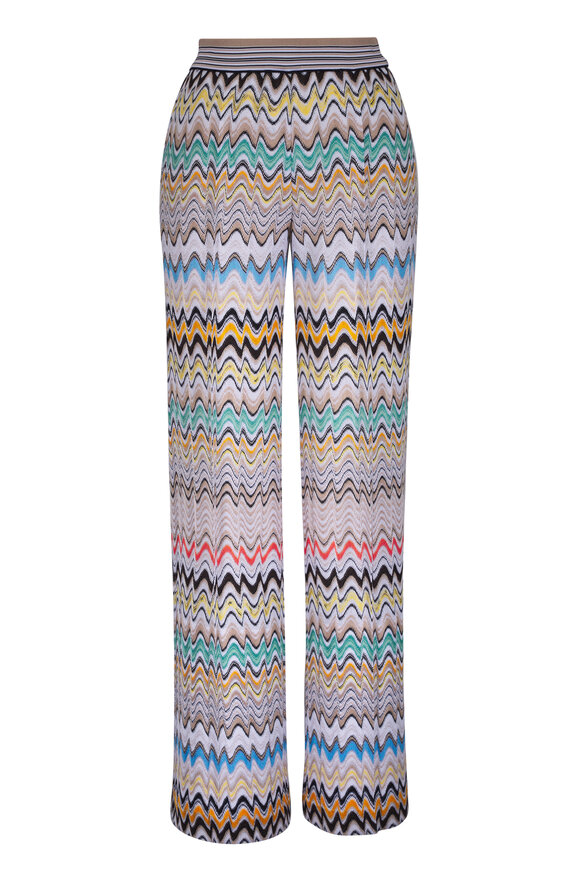 Missoni Beige Multi Chevron Pant